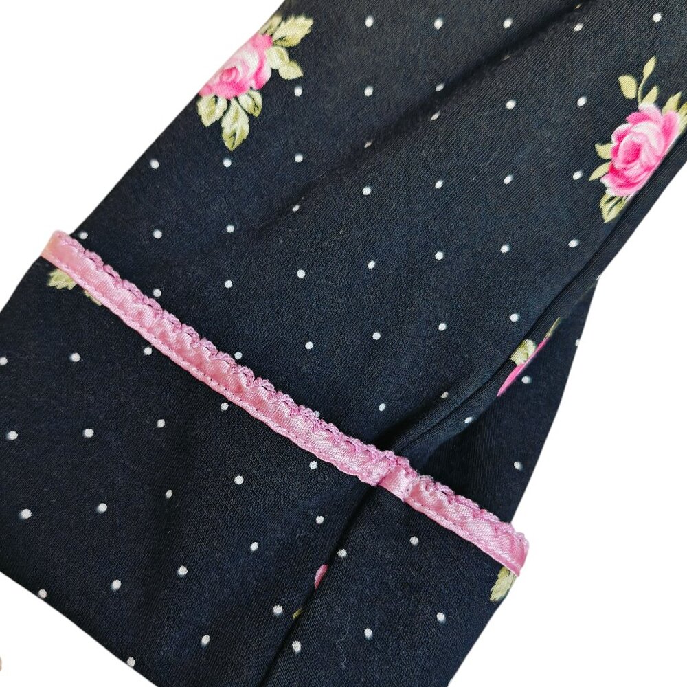 Vintage Charter Club Floral Roses Cottagcore 100% Pima Cotton Robe XS - Picture 7 of 7